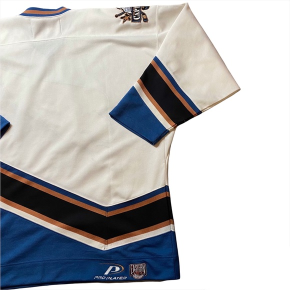 Vintage NHL Washington Capitals Jersey Mens XL White Pro Player 2001-2002 - Picture 6 of 12